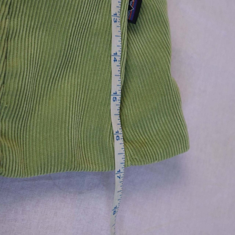 Patagonia Womens XS Sage Green Corduroy Hooded Fleece Lined Snap Front Jacket - Picture 5 of 6